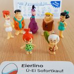 Vintage 90s FLINTSTONES FIGURINES SET miniature figures handpaint Hanna Barbera