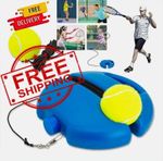 Tennis Trainer Training Practice Self-Study Rebound Balls Back Base Tool w/ Ball