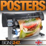 POSTER PRINTING Gloss Satin or Matt Paper Finish Print A0 A1 A2 A3 A4 posters