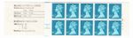 GB Booklets - Folded (good perfs)  FC1A 65p LM cyl 7 dot, good perfs