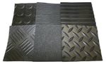 RUBBER MATTING ANTI SLIP VARIOUS STYLES, SHEET SIZES & THICKNESSES AVAILABLE
