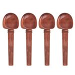 4 Pieces Rosewood Cello Pegs Elegant Cello Tuning Pegs Easy to Install