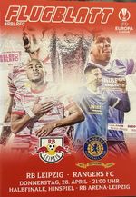 Leipzig RB v Rangers 2022 Programme