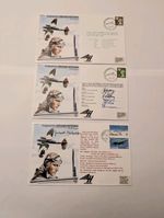 Group of 3 FDC Signed By Various WW1, WW2 & Later Pilots 