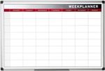 Dry Wipe Magnetic Week Planner Board with Pen, 90 x 60 cm Kitchen Meal Planner