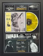 Liam Gallagher Knebworth 2022 Hand Signed Live Album Display