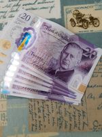 7 x £20 RARE UNCIRCULATED KING CHARLES NOTES Numbers EK 05-350261 to 350267 