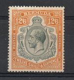 BERMUDA SG 93 1924 GV 12/-6d MNH