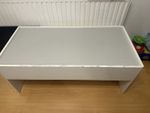 IKEA Dundra Kids Play  Table with Storage White/Grey, 119cm x 57cm x 52cm