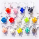 10pcs Reusable Silicone Swimming Nose Clips Soft Comfortable for Adults Kids