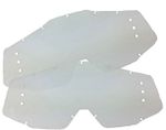 2x 100% Strata Accuri Roll OFF LENS ANTI FOG SCRATCH Clear Motocross Enduro MTB