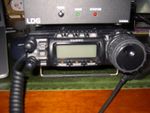 yaesu ft 857d with LDG Z-100A + mobile kit