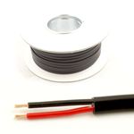 *14 AMP Rated* 0.75mm2 Thin Wall 2 Twin Core Cable Wire Car LED Lights