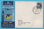 BOAC Comet First Fight London - Auckland