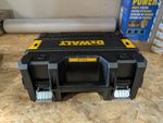 DEWALT TSTAK Plastic Tool Box - Black