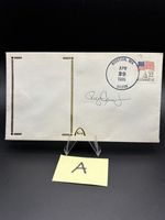 Roger Clemens Autographed 1986 World Series FDC Boston Red Sox - (A)