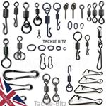 Carp Fishing Tackle Swivels Terminal End Bait Screws Quick Change Spinner rigs