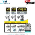 Voopoo Argus V2 Pods Top Fill Cartridge 0.4Ω / 0.7Ω /1.0Ω - Pack of 3 Pods