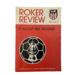 SUNDERLAND v LUTON TOWN 17/03/1973 FA CUP 6th ROUND CUP FINAL WINNING SEASON