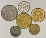 Ukraine 6 Coin Set 1 to 50 Kopiyok Mixed Years Circulated