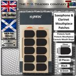 10 x Silicone Mouthpiece Patch Patches Pad Pads 0.8mm Sax & Clarinet - UK Seller