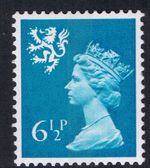 GB SG S23 MNH MINT Scotland 6½p 6.5p 6 1/2p Greenish Blue CB Regional Definitive