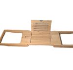XcE Bathtub Caddy Tray (Brown) - Bamboo Wood Bath Tray and Bath Caddy for a Home