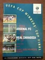 1995 European Cup Winners Cup Final Programme Arsenal v Real Zaragoza 10/5/1995