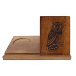Nicear Small Reading Book Stand Triangle Holder Short Premium brown