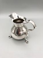 GEORGE II STERLING SILVER CREAM JUG, RICHARD ZOUCH, LONDON, 1743