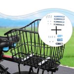Bicycle Basket Mounting Kit with Screws and Nuts Sturdy Bike Basket Parts