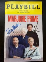 MARJORIE PRIME Playbill SIGNED Christopher Lowell Cynthia Nixon Danny Burstein