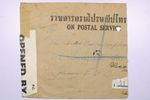 Thailand 194x Censor Cover to London / Cut At Right - X324