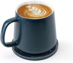 APEKX Mug Warmer Charging Coaster for Coffee Tea Phone Charging Blue 12oz 380ml