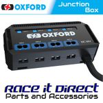 Oxford Motorcycle Junction Box Motorbike 12V With Fused Power Outlets EL112