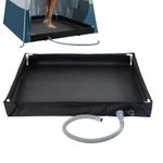 Camping Shower Tent Awning Base Keep Feet Clean, Foldable Shower Base Outdoor