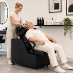 WestWood Backwash Unit Shampoo Bowl Chair Set for Hairdressing Barber Shop, 04