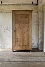 ANTIQUE Solid PINE WARDROBE, Larder Cupboard, Farmhouse, Vintage, Cabinet, Old