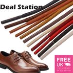 Waxed Shoe Laces Round Thin Laces Shoes For Formal Shoes Brogues Dress Wax Cord