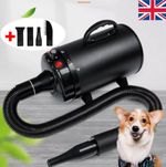 4500W Dog Hair Dryer Pet Grooming Blaster Blower Dryer 4 Nozzles Blaster Heater