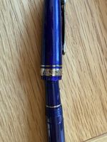 Sailor 1911 Standard 14k Medium Nib In Navy