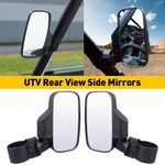 Utv Rear View Side Mirrors Set For Polaris Ranger 1000 Crew Rzr 570 800 900 Xp