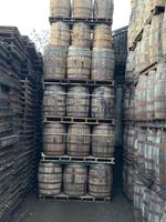 8 X RECLAIMED USED RUSTIC WHISKEY / SCOTCH WHISKY OAK WOODEN BARREL