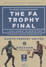 * FA TROPHY FINAL OFFICIAL PROGRAMMES - CHOOSE FROM LIST *