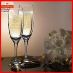 Personalised Engraved Wedding Day Gift Celebration Champagne Glass Flutes Gifts