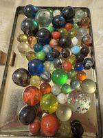 Collection of Vintage Marbles Various Sizes and Colours Some Rare VGC
