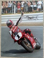 Signed Carl Fogarty Superbike 16x12 Photo