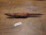 ABORIGINAL POKERWORK GOANNA LIZARD Tribal Art 26 cm