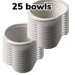 Disposable Pulp General Purpose Vomit Bowl Sick Urine - 1 Litre - Qty 25