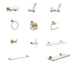 Brushed Brass Bathroom Accessories Non-Rust